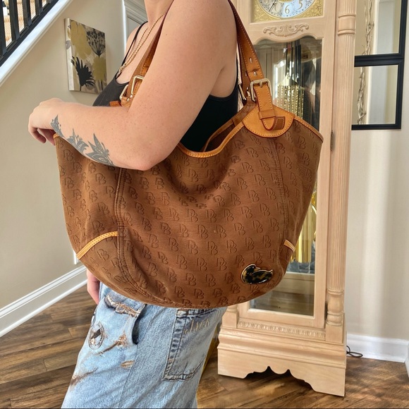 Dooney & Bourke • Brown Oversized Tote - Picture 9 of 13
